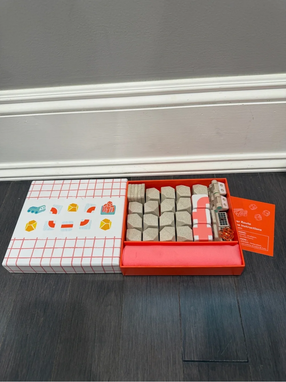 NWT Lovevery Rover Route Red Grid Strategy Game for Kids Learning Toy